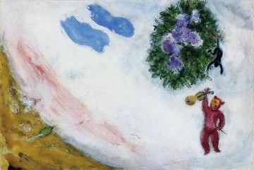  ballett kunst - Die Karnevalsszene II des Balletts Aleko Zeitgenosse Marc Chagall